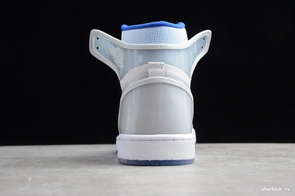 Retro Zoom High  CK6637-104 Air Jordan Blue CK6637-104 1 White Racer 0407